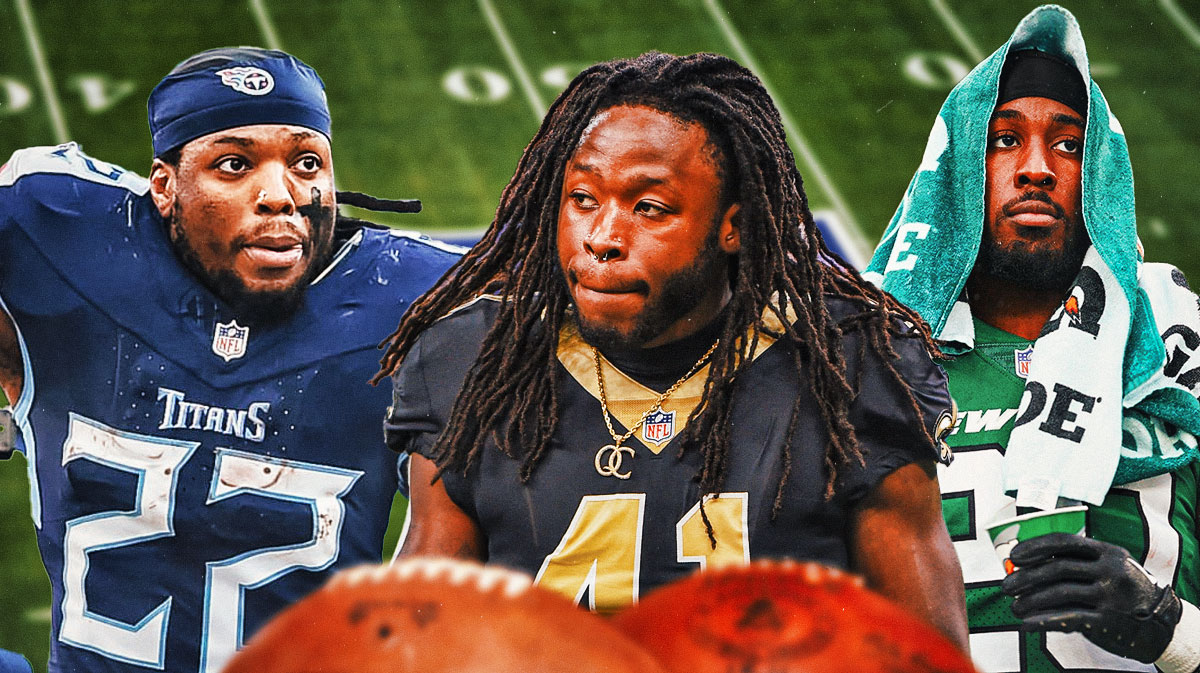 Alvin Kamara, Derrick Henry, and Breece Hall