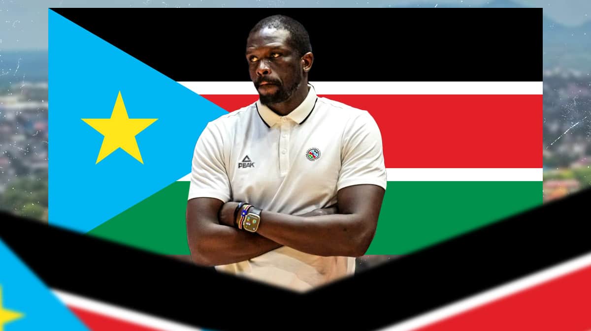 Luol Deng, South Sudan flag