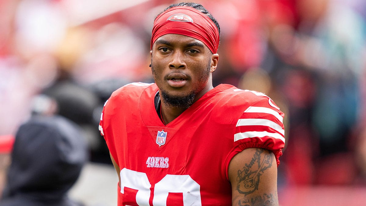 San Francisco 49ers cornerback Ambry Thomas (20) before the game against the Seattle Seahawks at Levi's Stadium.