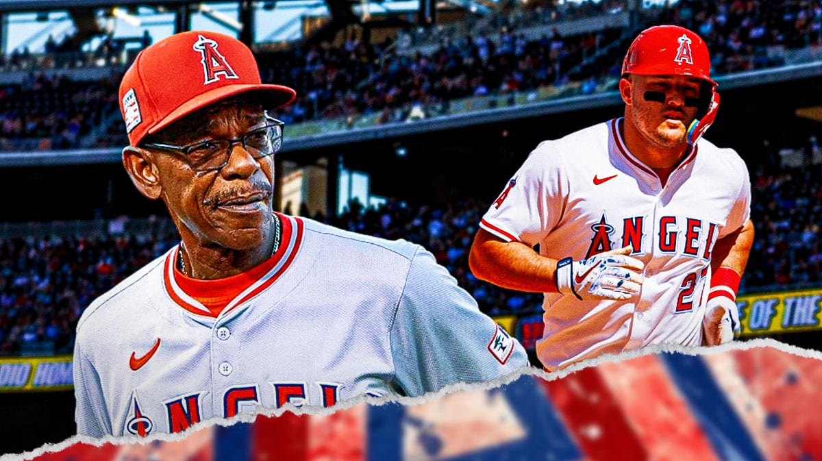 Angels' Ron Washington and Mike Trout