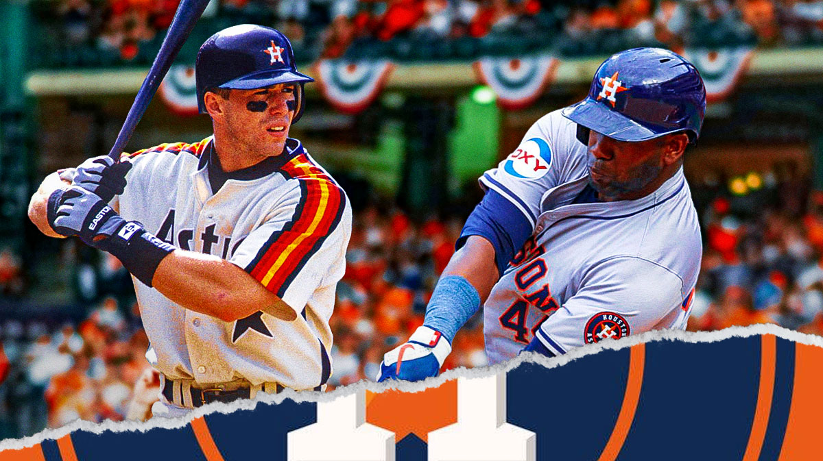 Astros' Yordan Alvarez and Jeff Bagwell