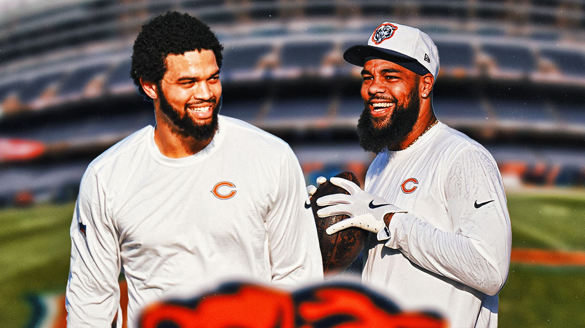 Bears' Caleb Williams and Keenan Allen