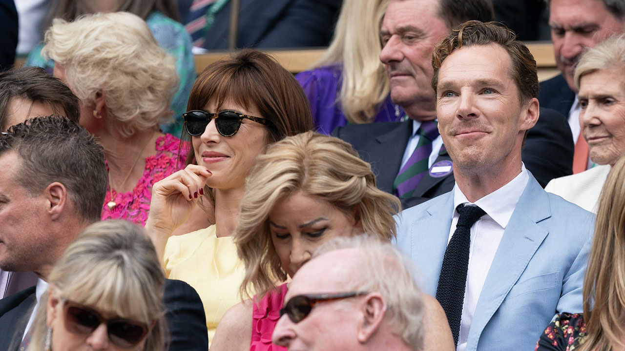 Benedict Cumberbatch at All England Lawn Tennis and Croquet Club on July 14, 2024.