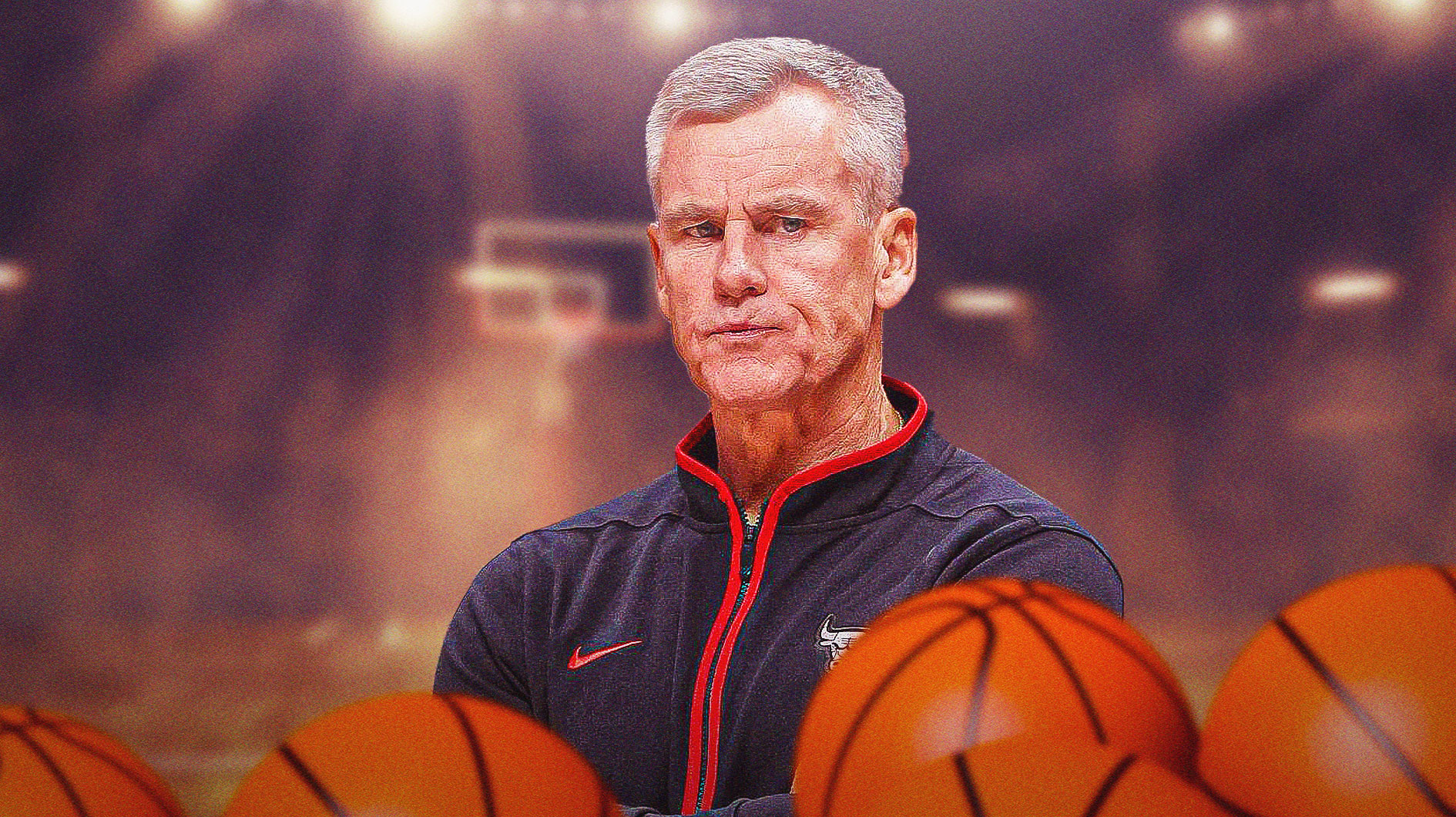 Billy Donovan coaching for the Bulls.