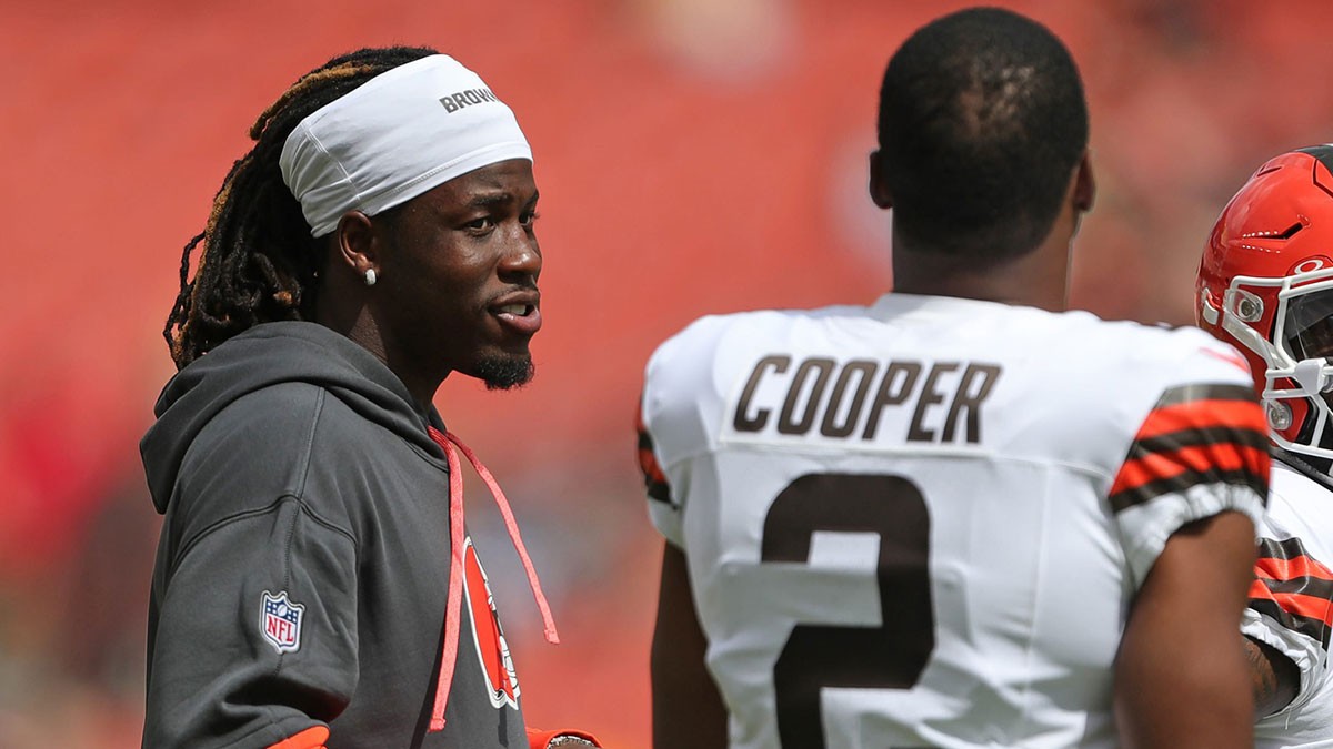 Browns receiver room Amari Cooper Jerry Jeudy