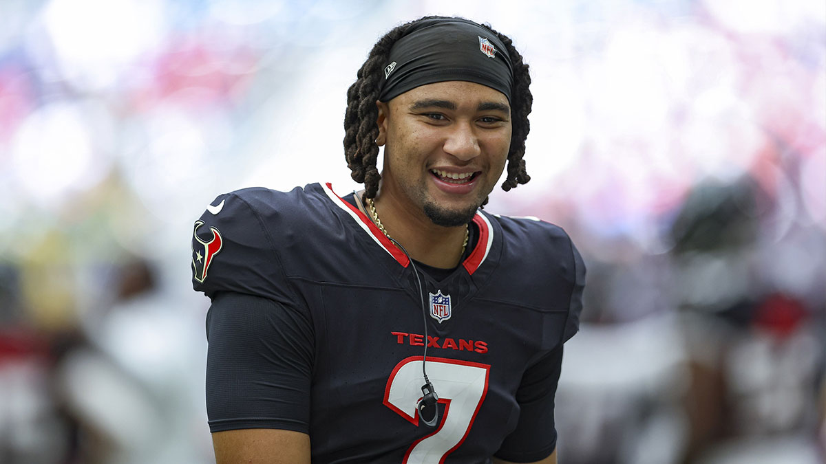 Houston Texans quarterback C.J. Stroud (7) during the game against the New York Giants at NRG Stadium.
