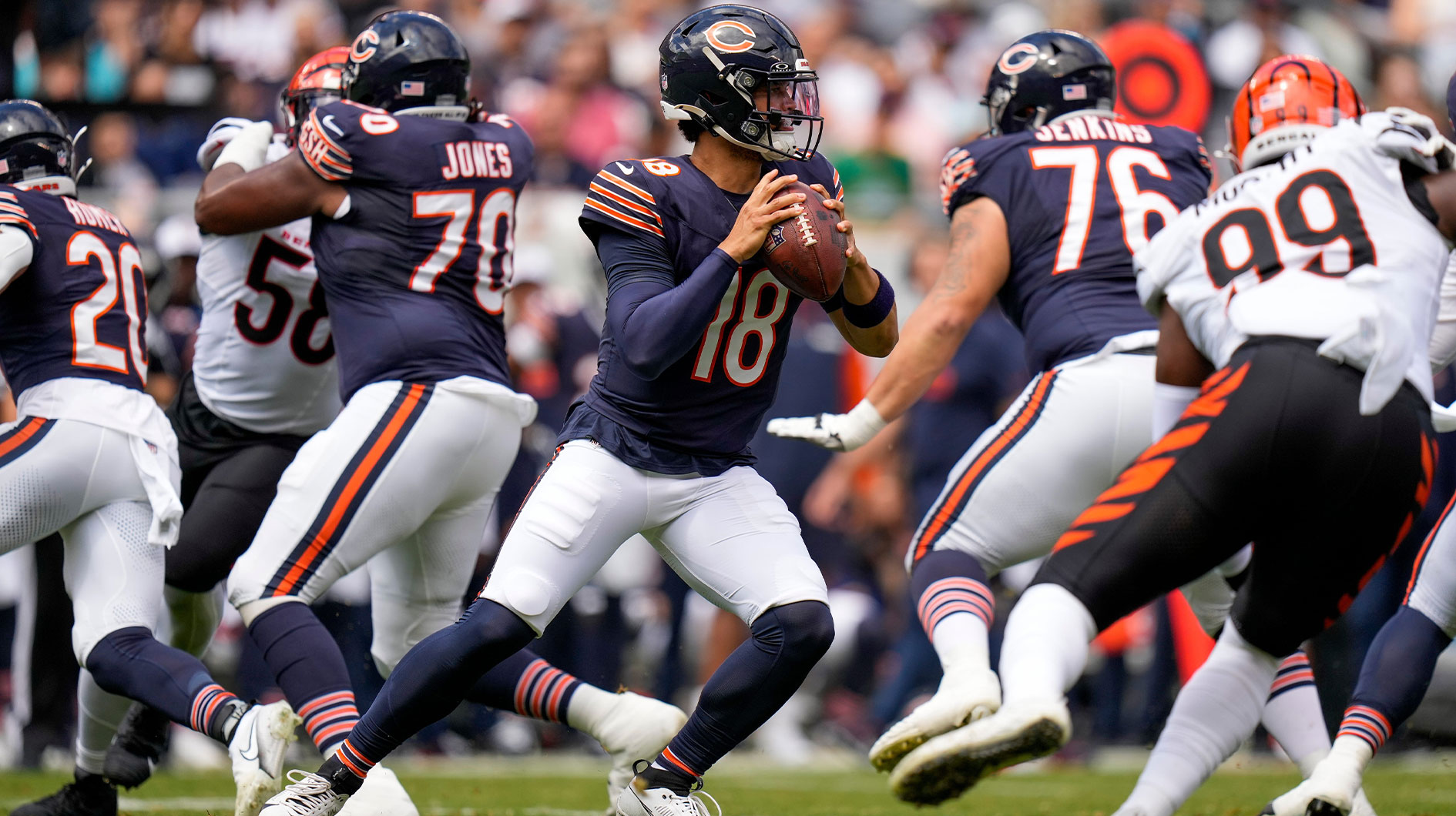Caleb Williams preseason Bears