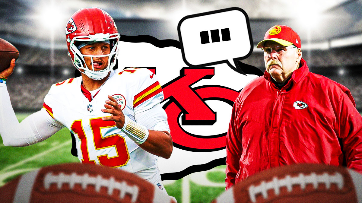 The only way Andy Reid will “accept” the passes behind Chiefs QB Patrick Mahomes’ back