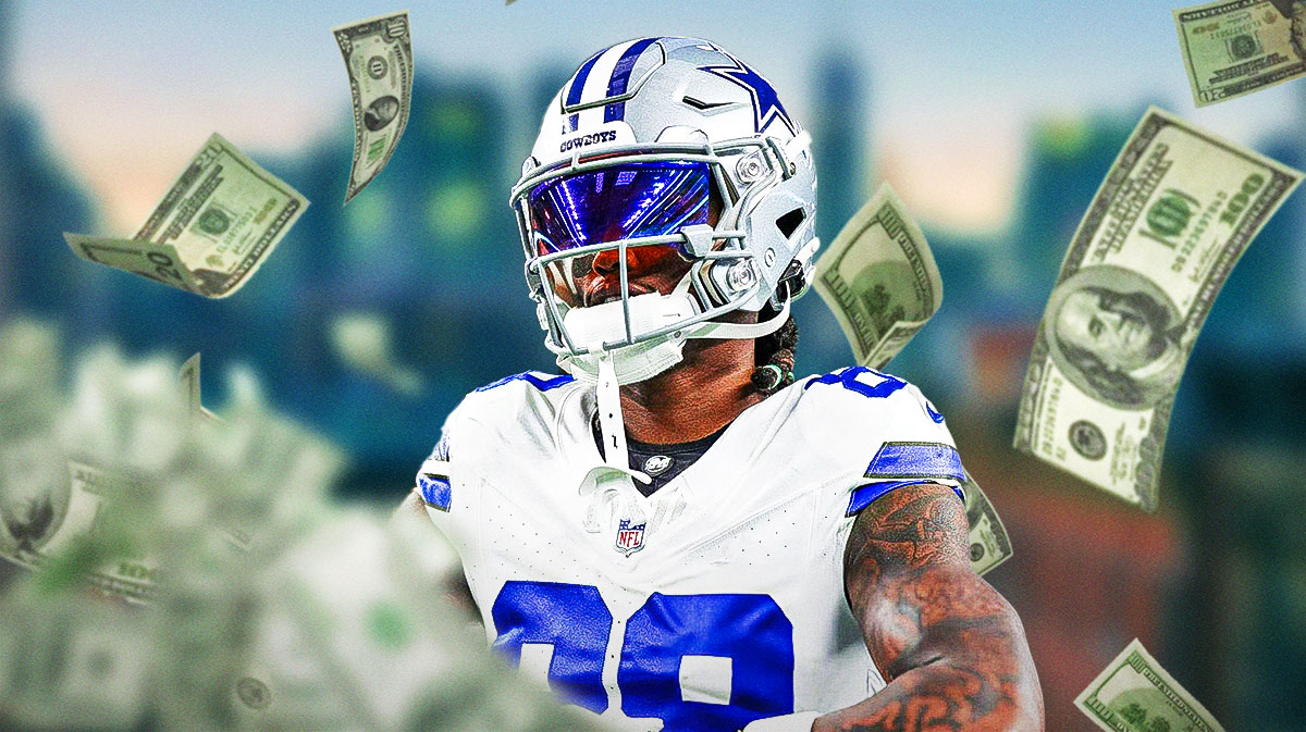 Cowboys WR CeeDee Lamb with a ton of money swirling around him