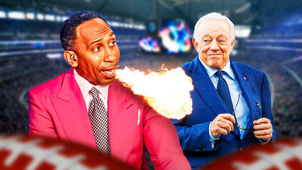 Stephen A. Smith breathing fire at Jerry Jones.