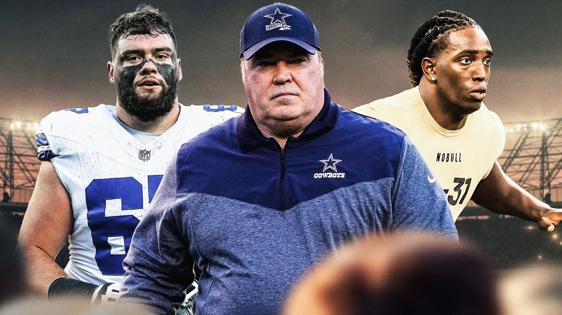 Mike McCarthy Tyler Guyton and Cooper Beebe amid Cowboys CeeDee Lamb drama