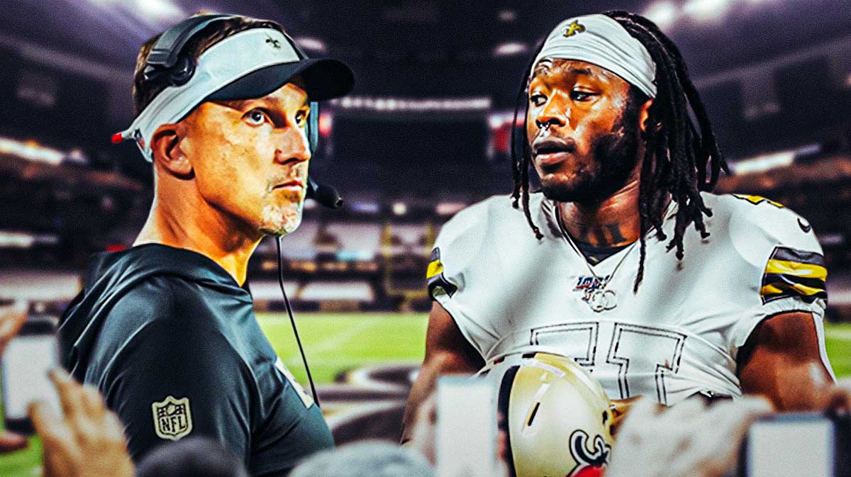 Alvin Kamara and Dennis Allen.