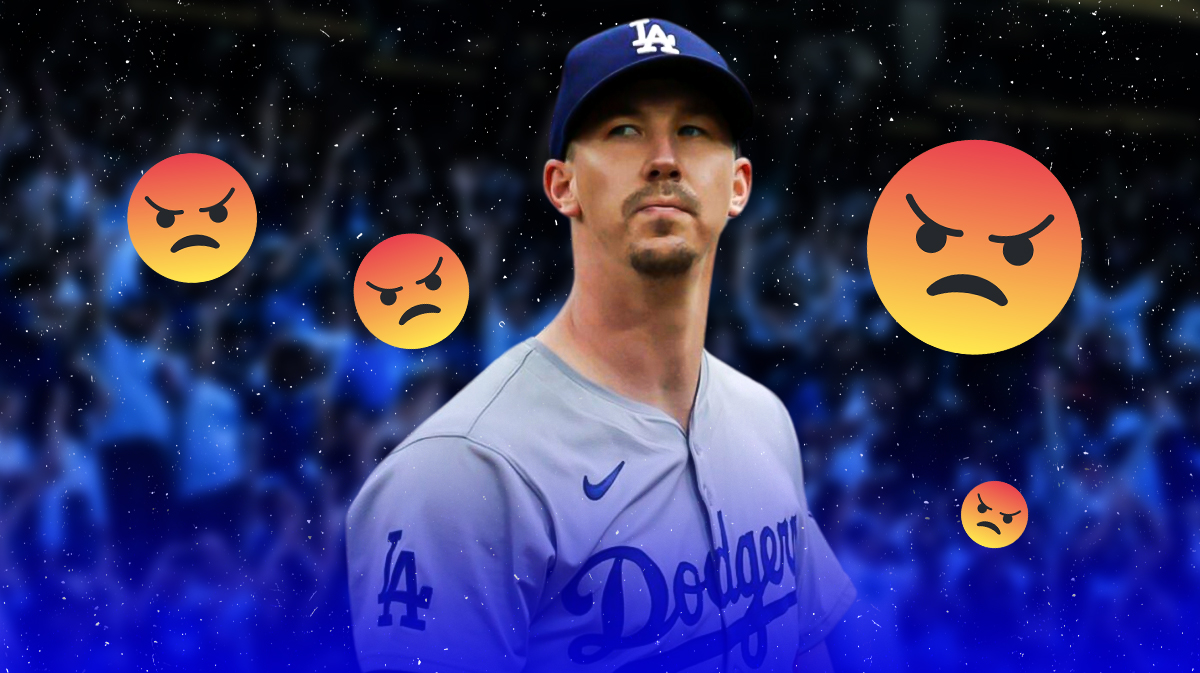 Walker Buehler with angry emojis around him