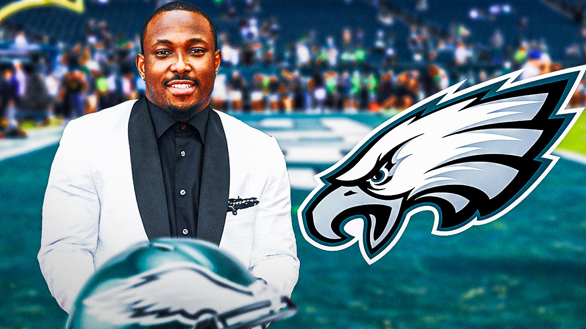 Eagles' LeSean McCoy smiling after Hall of Fame announcement