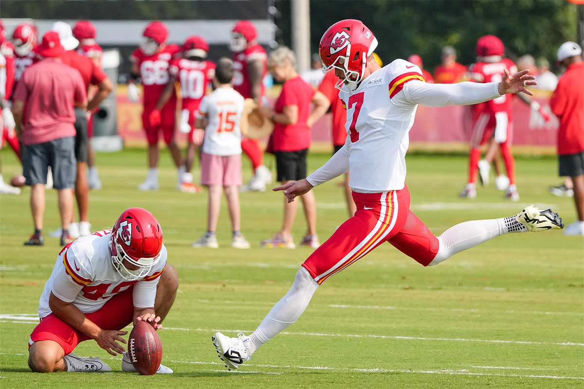 Harrison Butker training camp