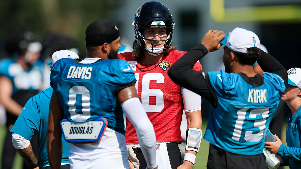 Jaguars receiver room Gabe Davis, Christian Kirk