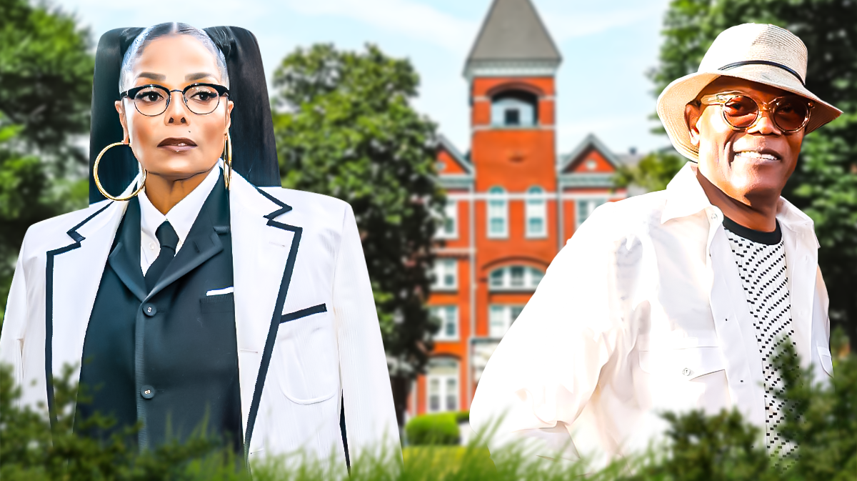 Janet Jackson reveals her surprising family ties to Stevie Wonder, Tracy Chapman, and Samuel L. Jackson, who attend Morehouse College.