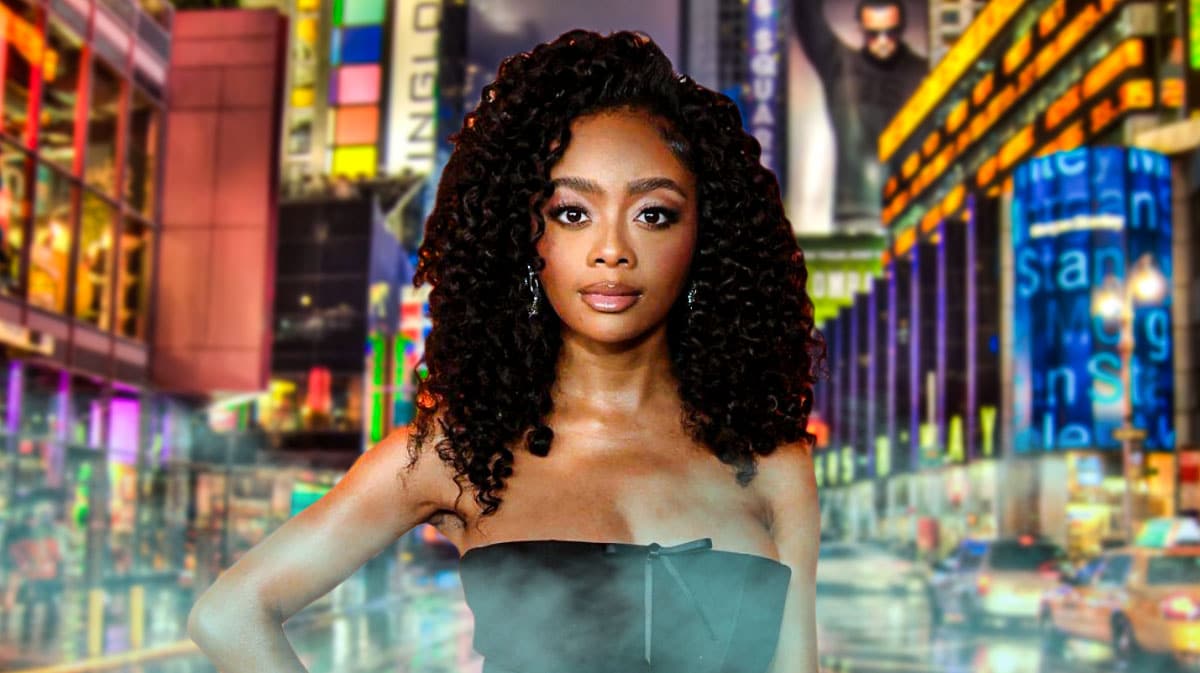 Skai Jackson, former star of Disney Channel's Jessie, who was arrested for domestic battery with New York City backgroud.