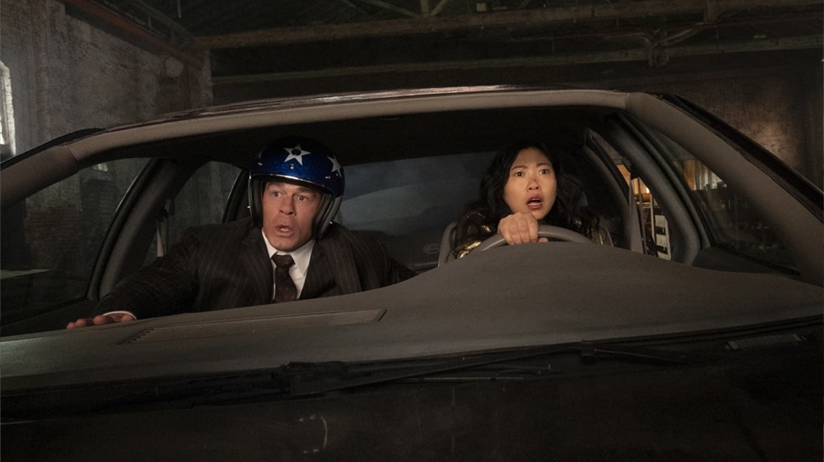 John Cena and Awkwafina in Jackpot!