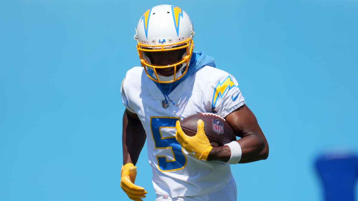 undervalued Fantasy Football receiver Joshua Palmer on the Chargers