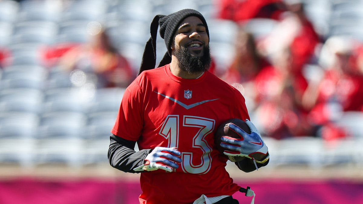 Los Angeles Chargers wide receiver Keenan Allen (13) participates in the AFC versus NFC Pro Bowl practice and media day at Camping World Stadium.