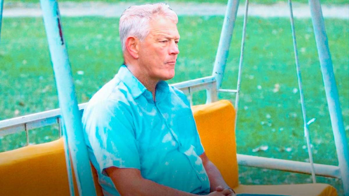 Iowa football head coach Kirk Ferentz as the sad pablo escobar meme