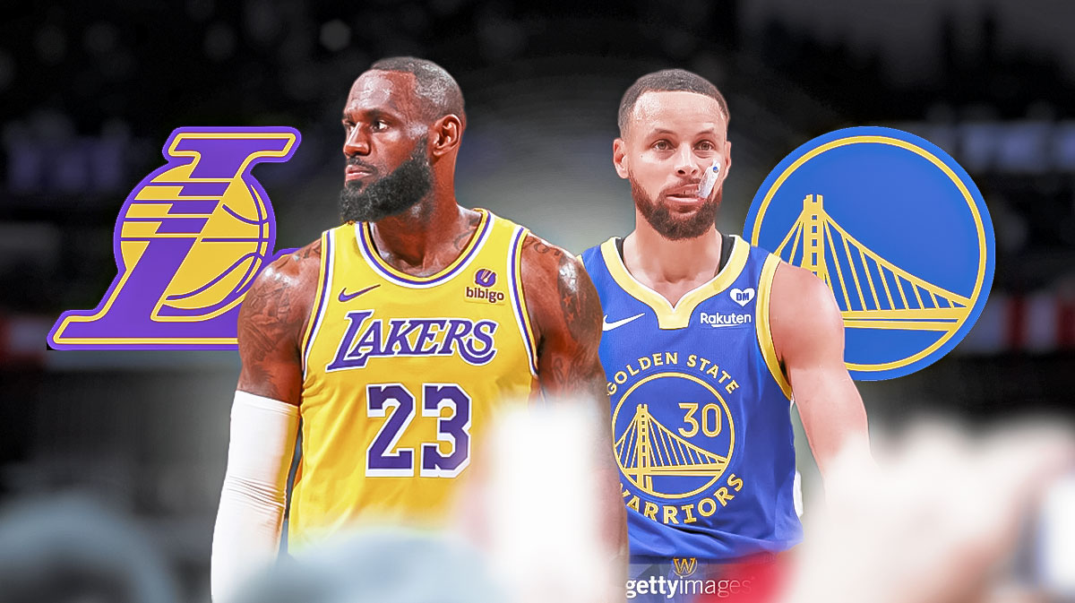 Lakers' LeBron James and Warriors' Stephen Curry