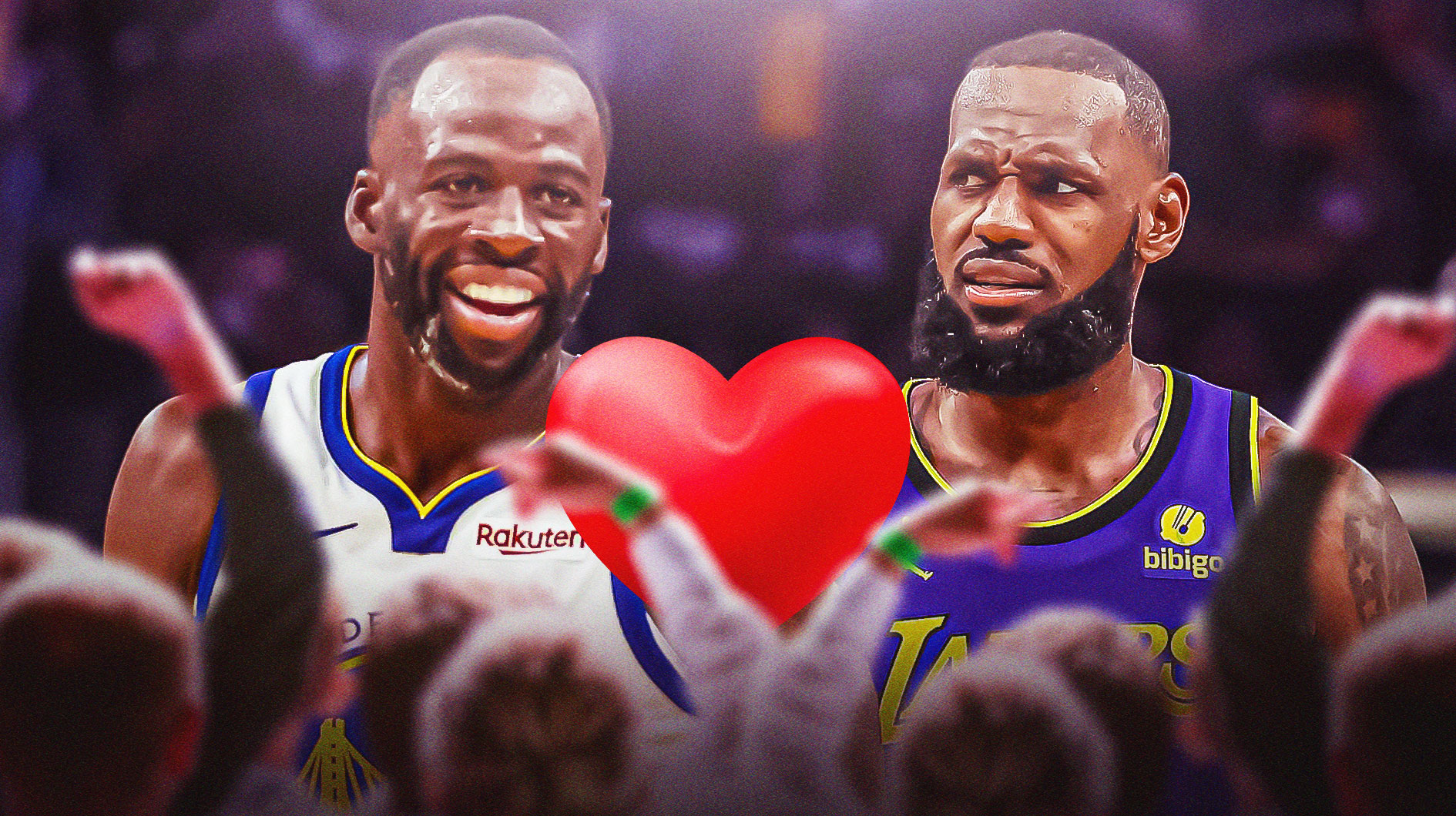 LeBron James and Draymond Green celebrate together on vacation