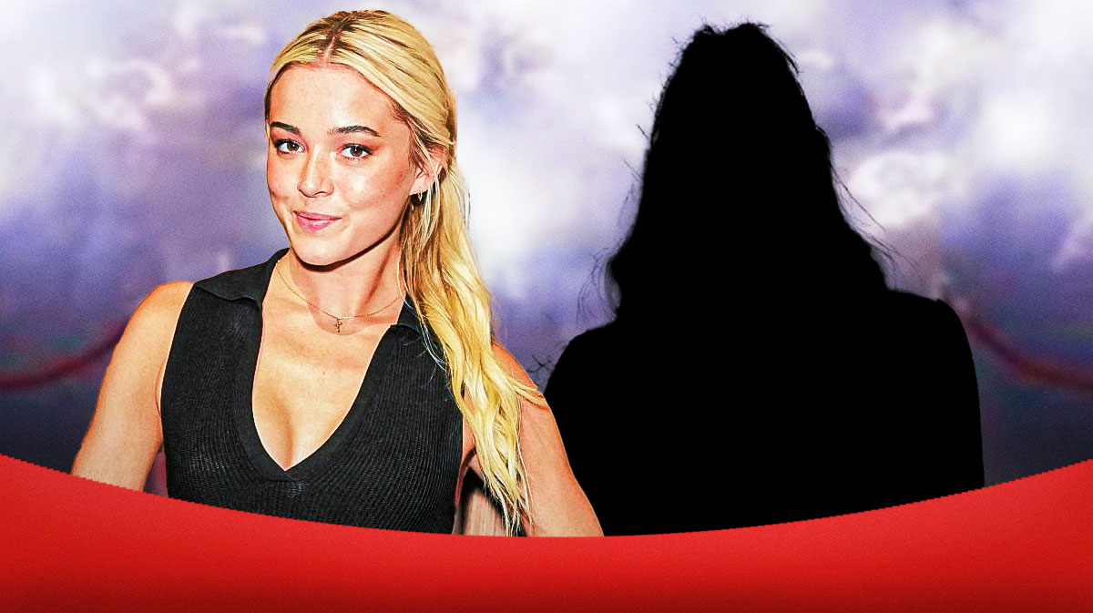 Livvy Dunne and WWE star Tiffany Stratton as a silhouette.
