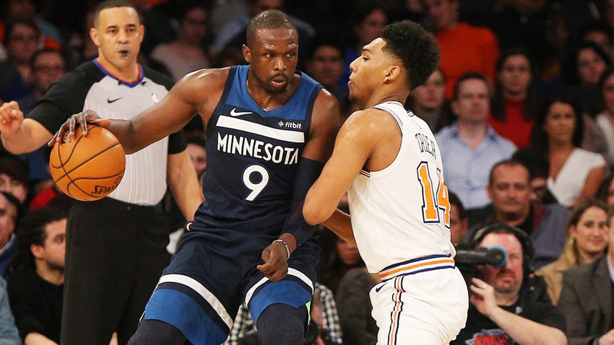 Luol Deng Timberwolves in last NBA season 