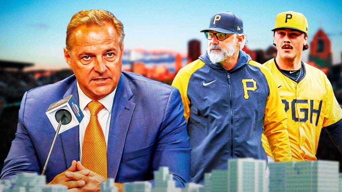 Pitcher Al Leiter looking angry next to a disappointed Pittsburgh Pirates pitcher Paul Skenes & Pirates manager Derek Shelton
