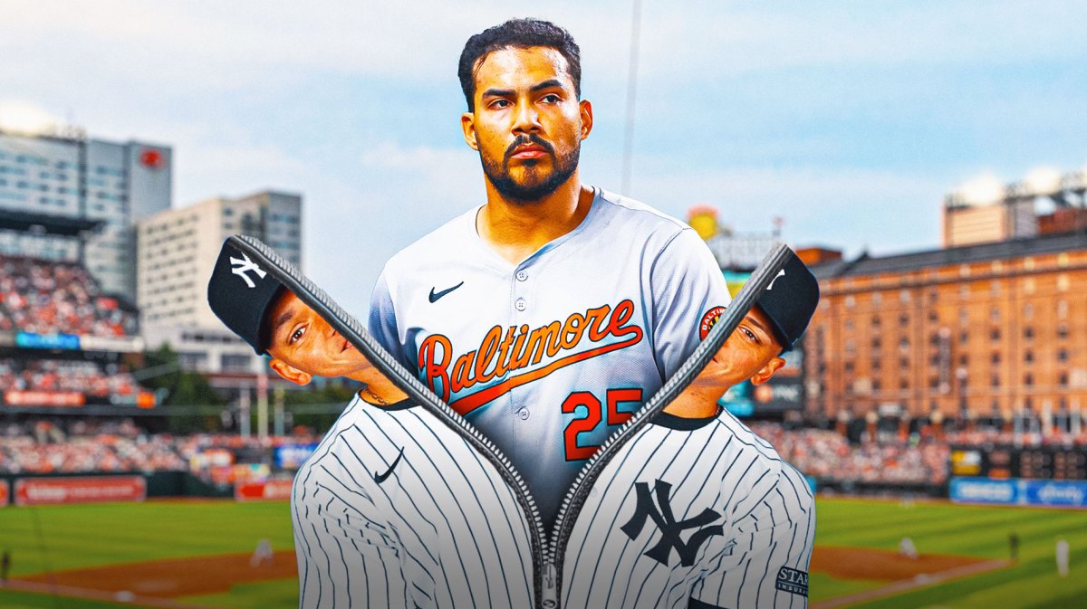 Orioles' Anthony Santander zipping out of Yankees' Aaron Judge