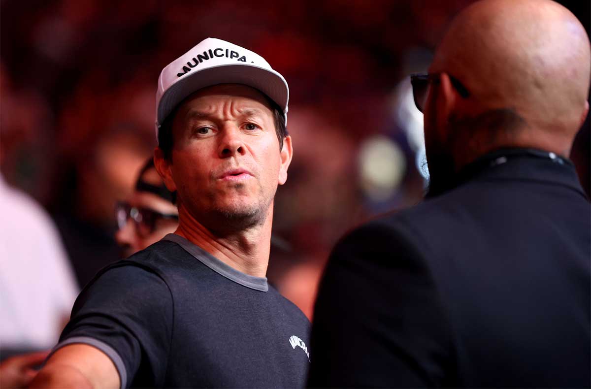 Mark Wahlberg at UFC 303 on June 29, 2024.