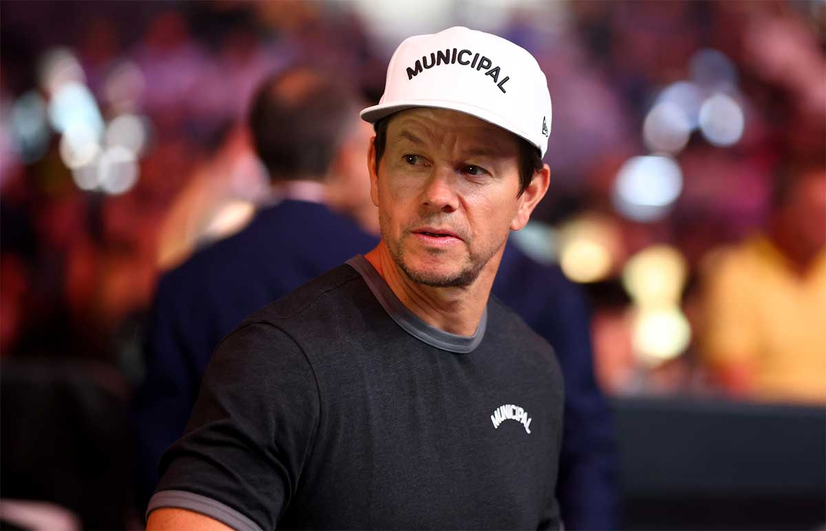 Mark Wahlberg enjoying UFC 303 in Las Vegas on June 29, 2024.