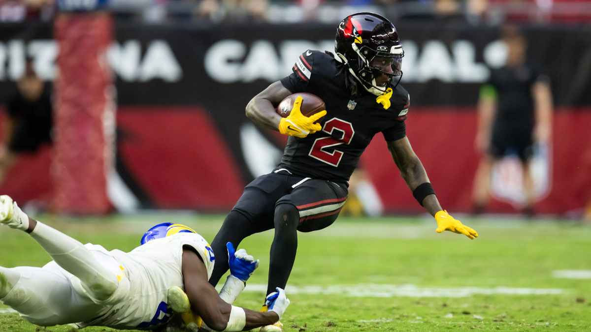 Arizona Cardinals wide receiver Marquise Brown (2) against the Los Angeles Rams at State Farm Stadium. 