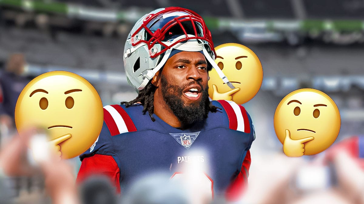 Matt Judon surrounded by hmm emojis 🤔