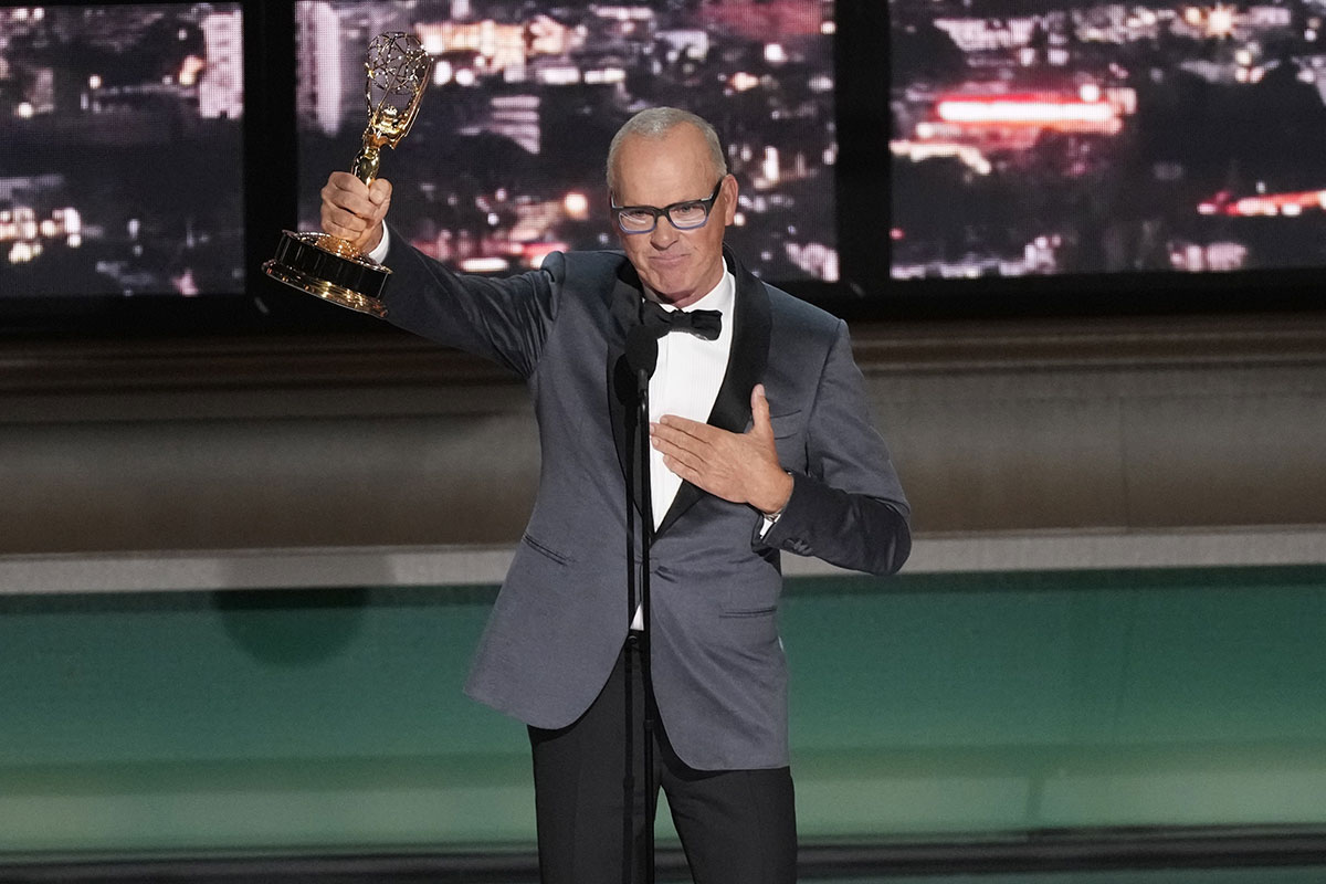 Michael Keaton at the Emmys in 2022.