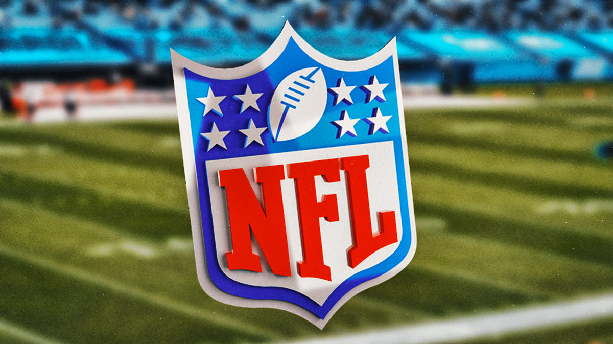 NFL, NFL proposal, Saudi Arabia, NFL private equity, NFL private equity vote, NFL logo with football stadium in the background