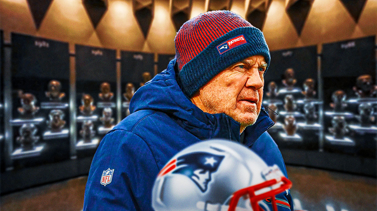 Former New England Patriots head coach Bill Belichick in the Pro Football Hall of Fame