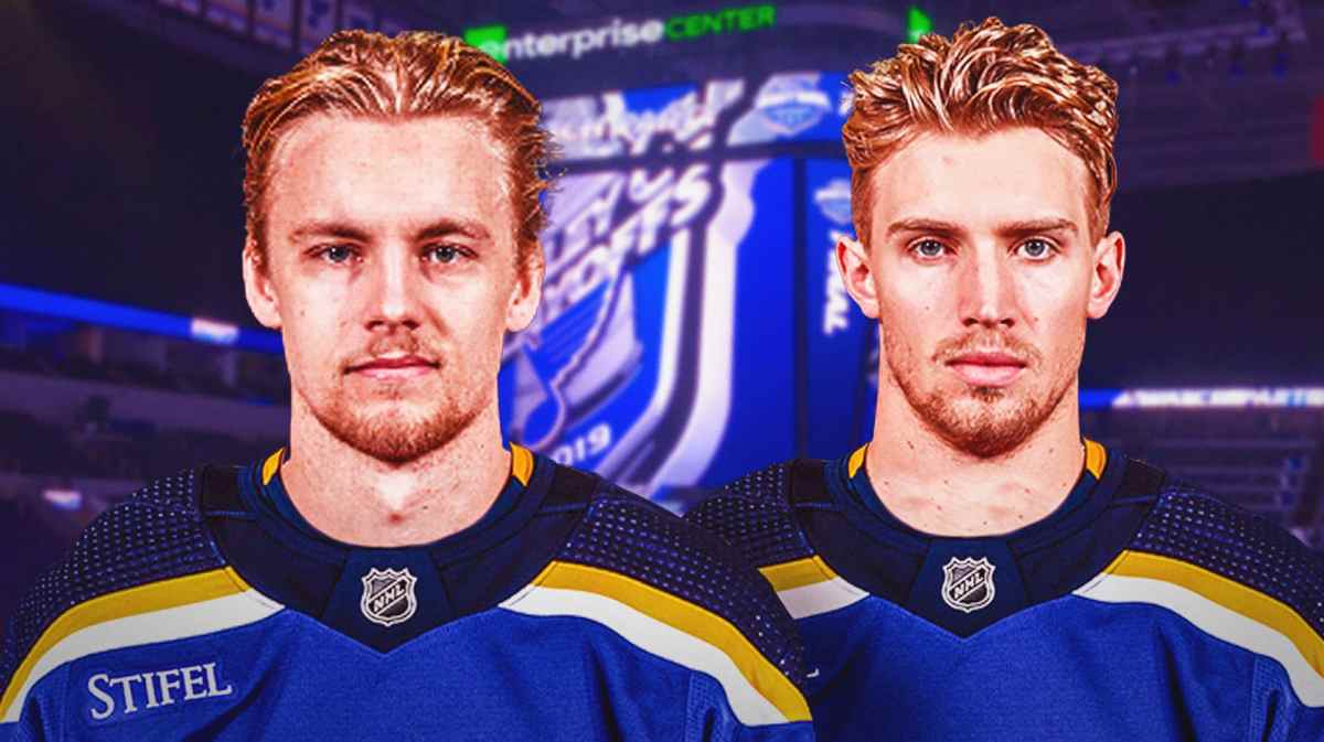 The Blues signing Philip Broberg and Dylan Holloway from the Oilers.