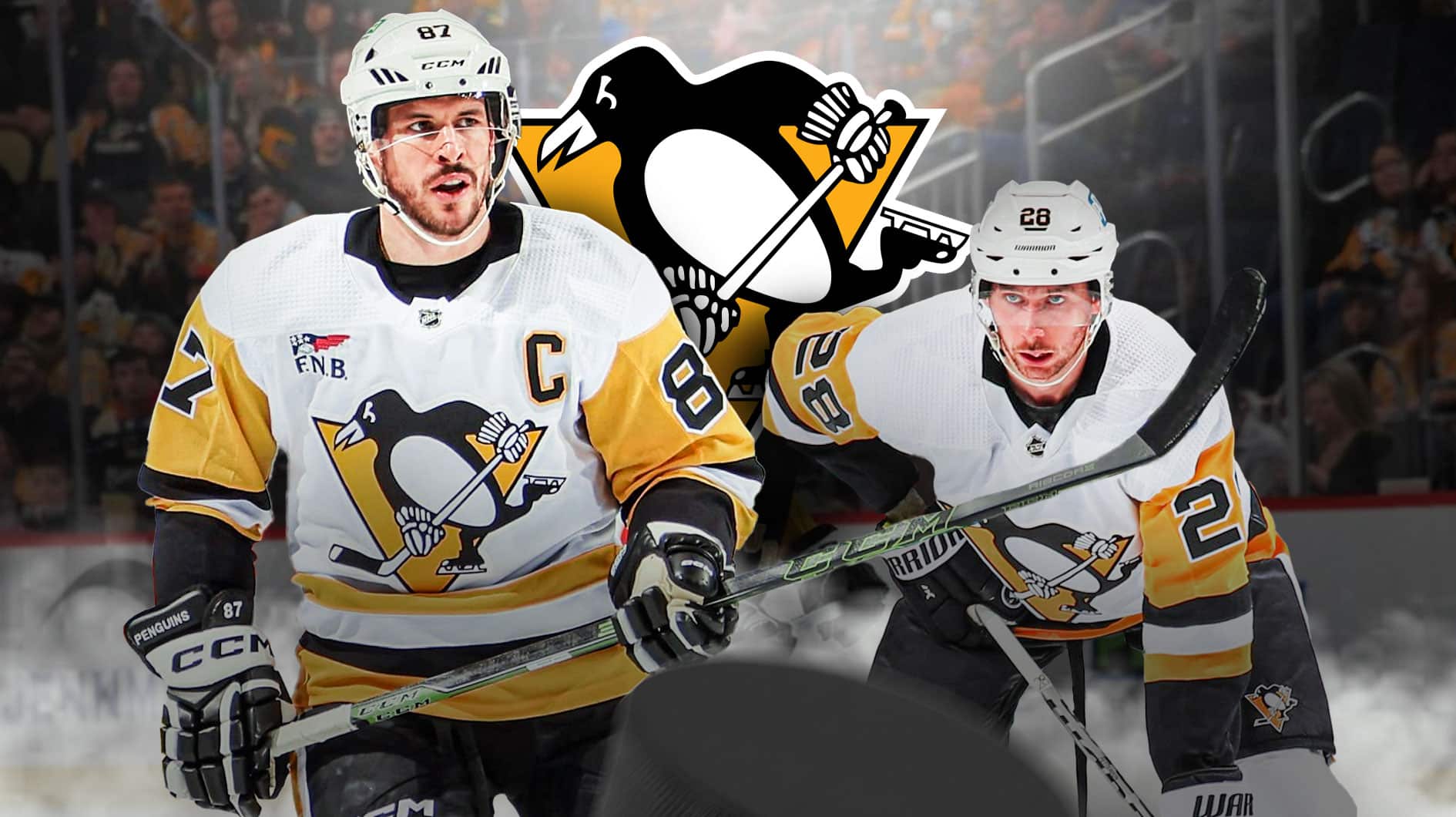 The Penguins trying to sign Sidney Crosby and Marcus Petterson to contracts.