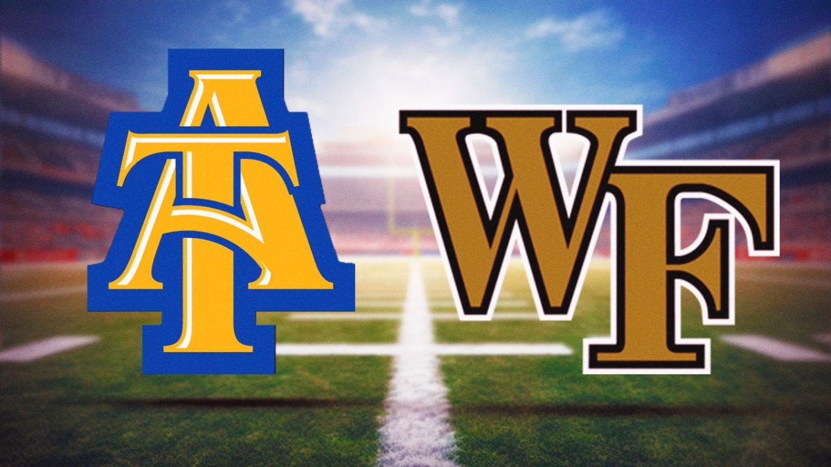 The North Carolina A&T Aggies, lose their first game of the season to Wake Forest, with a final score of 45-13.