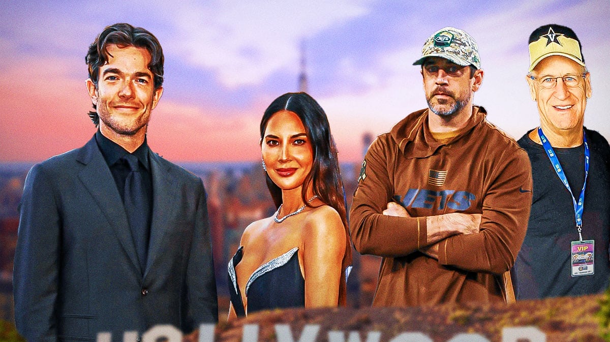 John Mulaney, Olivia Munn, Aaron Rodgers