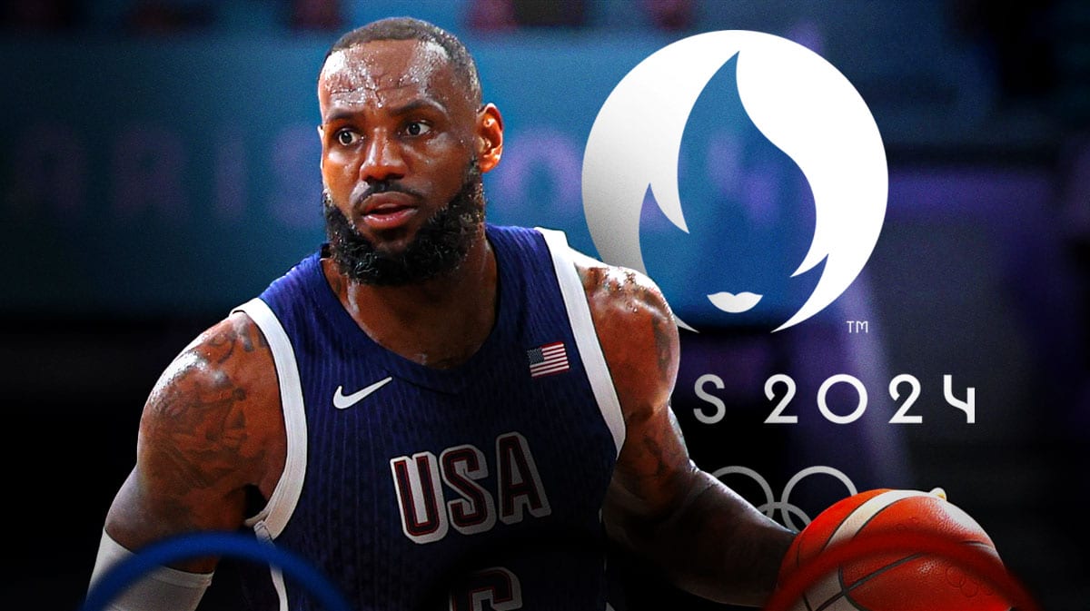 LeBron James unveils brand new sneakers for gold medal game vs. France