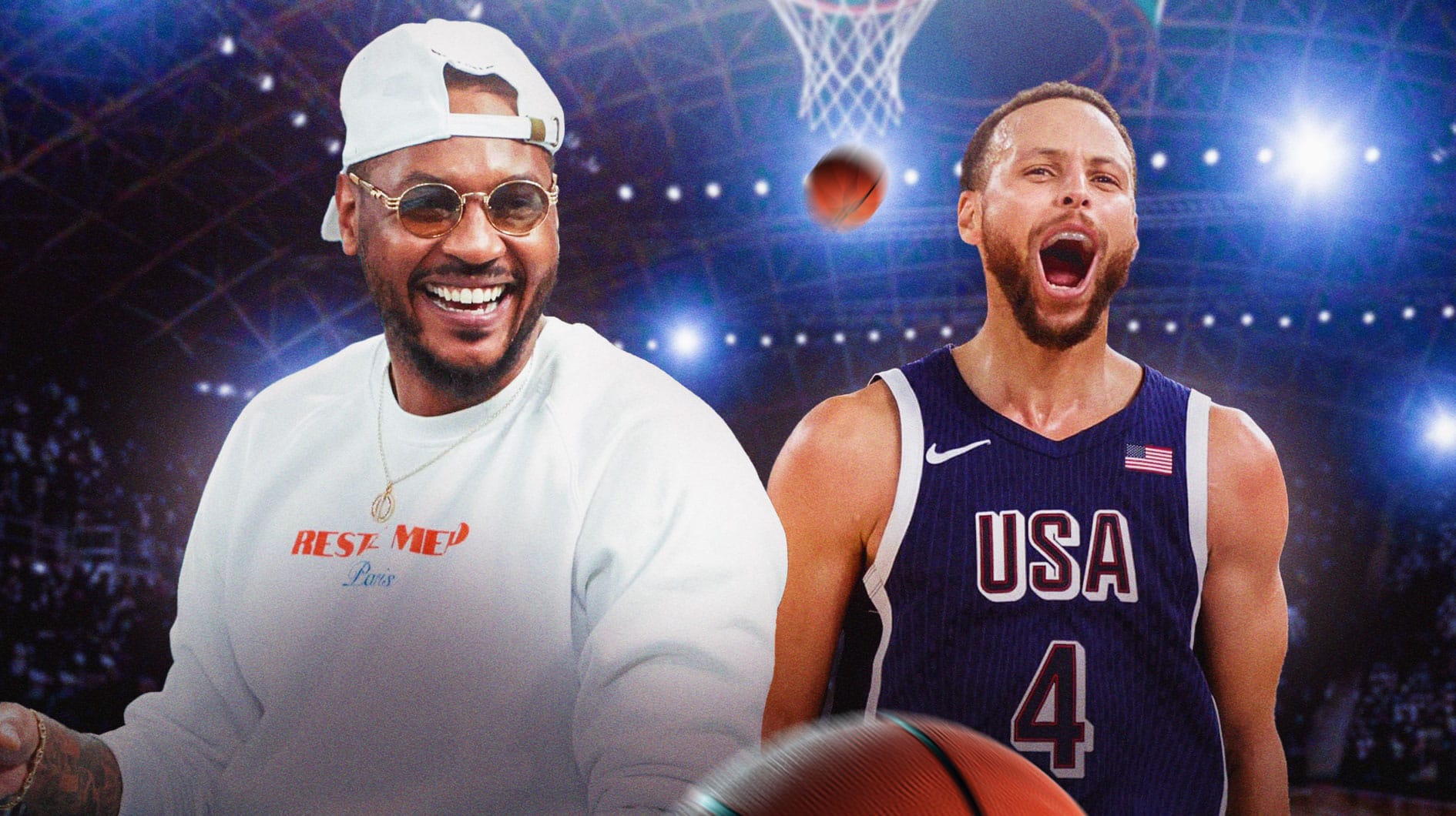 Stephen Curry and Carmelo Anthony go viral.