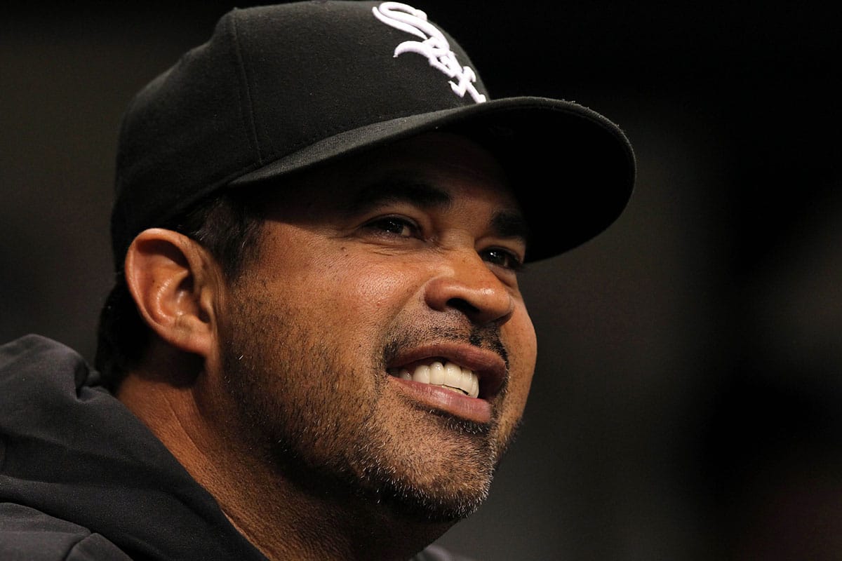 Chicago White Sox manager Ozzie Guillen (13) before the game against the Tampa Bay Rays at Tropicana Field.