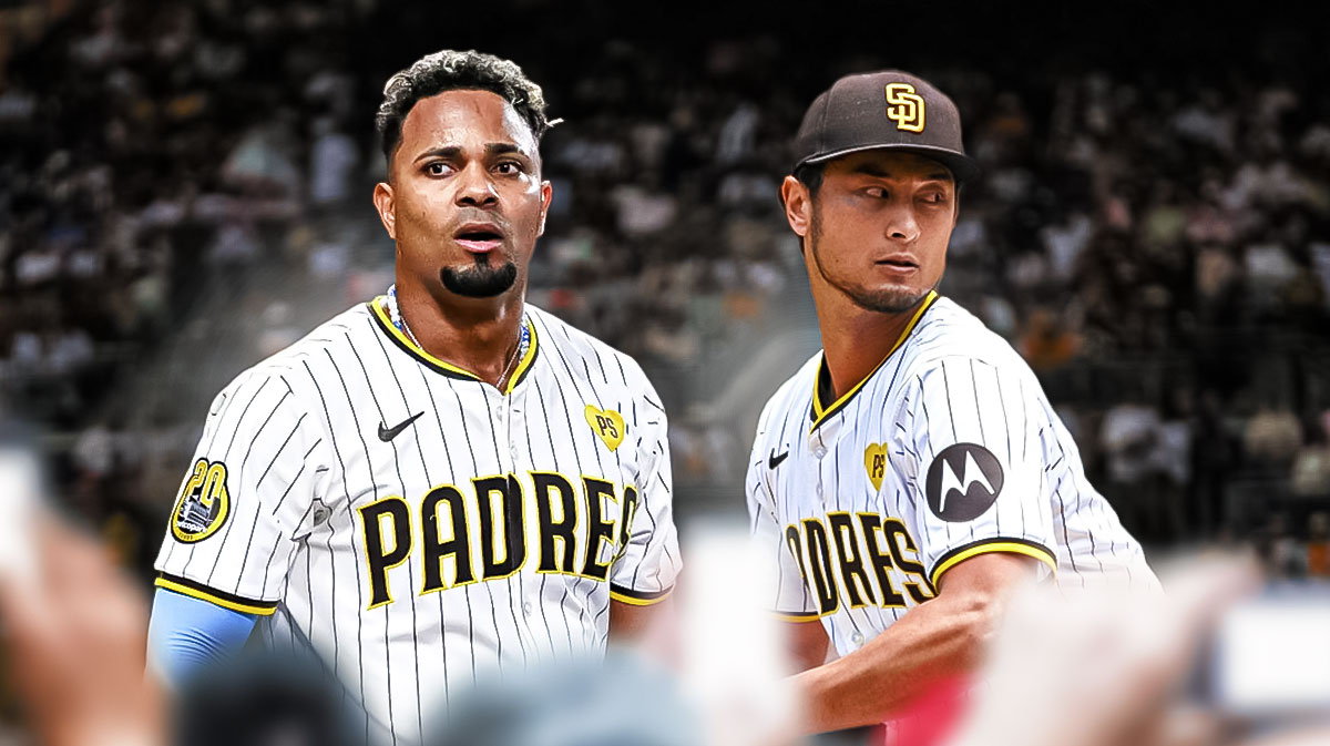 San Diego Padres players Xander Bogaerts and Yu Darvish