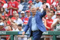 Former Philadelphia Phillies president Dave Dombrowski during Phillies Alumni Weekend and the 20th anniversary of Citizens Bank Park before game against the Washington Nationals at Citizens Bank Park.