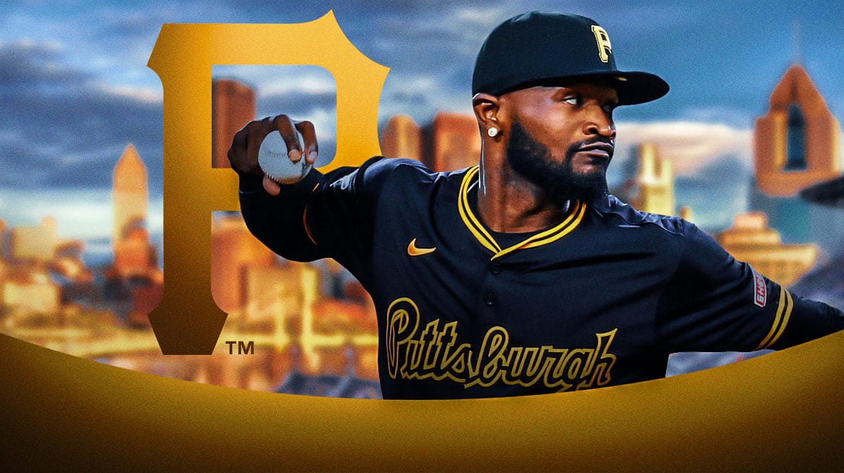 Domingo German in a Pirates jersey.