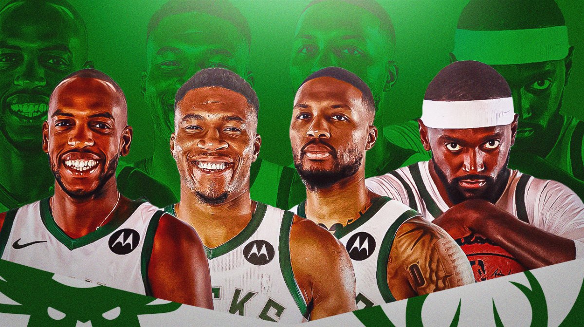 Milwaukee Bucks, Damian Lillard, Giannis Antetokounmpo, Bobby Portis, Khris Middleton
